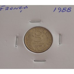 França - 5 Centimes - 1988