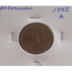 Alemanha - 10 Pfennig - 1992 A