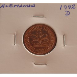 Alemanha - 2 Pfennig - 1992 D