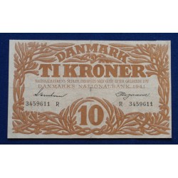 Dinamarca - 10 kroner - 1941