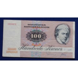Dinamarca - 100 kroner - 1972
