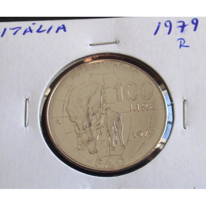 Itália - 100 Liras - 1979 R - FAO