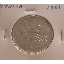 Itália - 500 Lire - 1961 -...