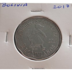 Bolívia - 2 Bolivianos -...