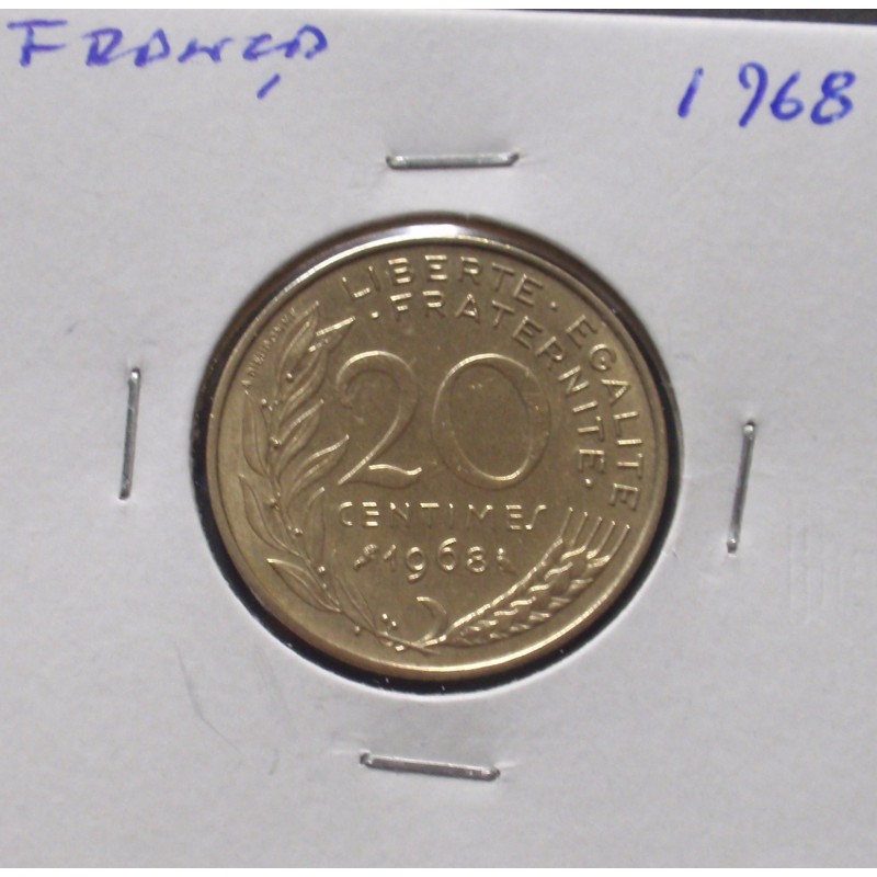França - 20 Centimes - 1968