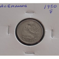 Alemanha - 50 Pfennig - 1950 F