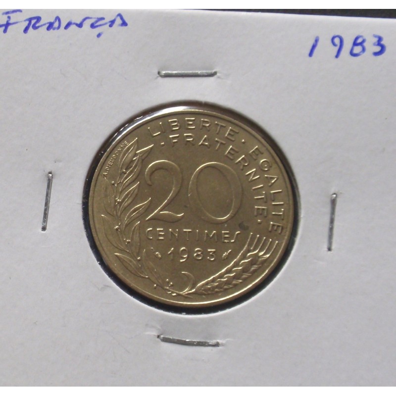 França - 20 Centimes - 1983