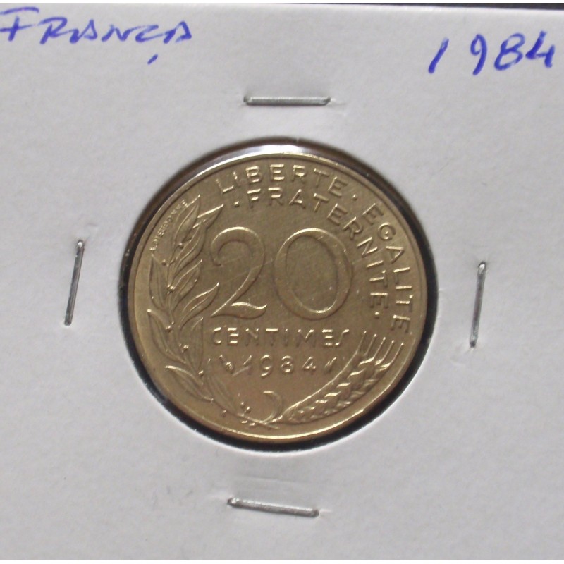 França - 20 Centimes - 1984