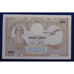 Jugoslávia - 1000 Dinara -...