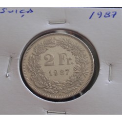 Suiça - 2 Francs - 1987
