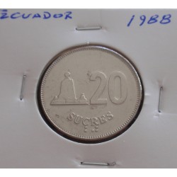 Ecuador - 20 Sucres - 1988