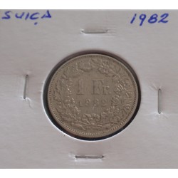 Suiça - 1 Franc - 1982