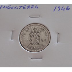 Inglaterra - 6 Pence - 1946...