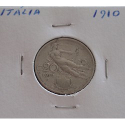 Itália - 20 Centesimi - 1910