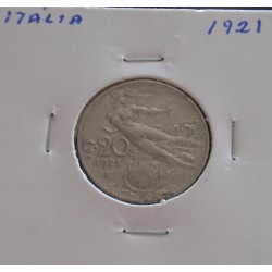 Itália - 20 Centesimi - 1921