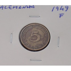 Alemanha - 5 Pfennig - 1949 F