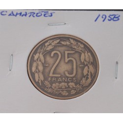 Camarões - 25 Francs - 1958