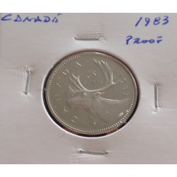 Canadá - 25 Cents - 1983 -...