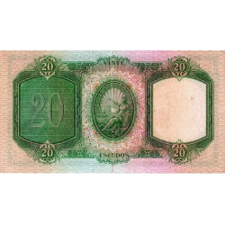 Portugal - Nota - 20 Escudos - 27/7/1948 -  Ch. 6 - D. António Luiz de Menezes