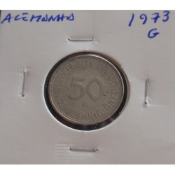 Alemanha - 50 Pfennig - 1973 G
