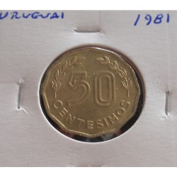 Uruguai - 50 Centesimos - 1981