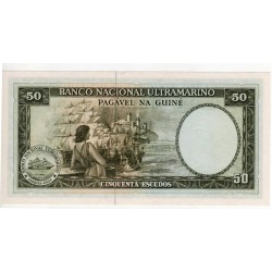 Guiné, PT, BNU, 50 Escudos, 17/12/1971, Nuno Tristão