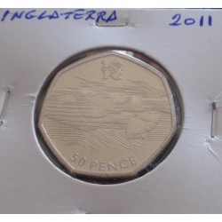 Inglaterra - 50 Pence - 2011