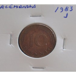 Alemanha - 10 Pfennig - 1983 J