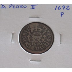 D. Pedro II - Tostão - 1692...