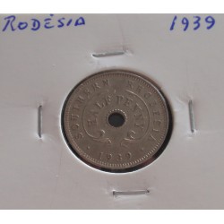 Rodésia - 1/2 Penny - 1939