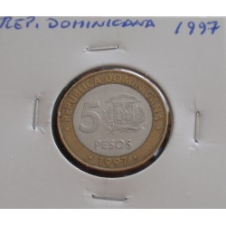 Rep. Dominicana - 5 Pesos -...
