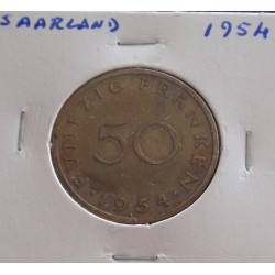 Saarland - 50 Franken - 1954