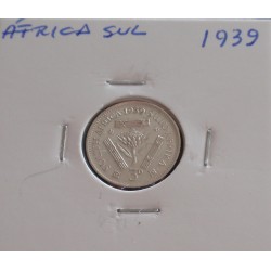 África do Sul - 3 Pence -...