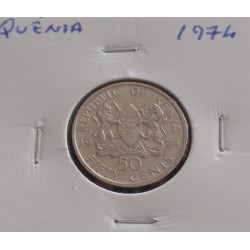 Quénia - 50 Cents - 1974