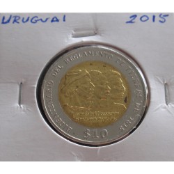 Uruguai - 10 Pesos - 2015