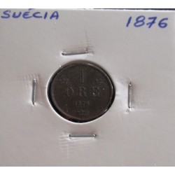 Suécia - 1 Ore - 1876