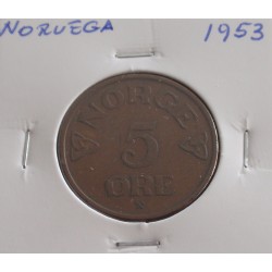 Noruega - 5 Ore - 1953