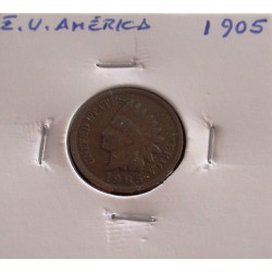 E. U. América - 1 Cent - 1905