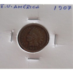 E. U. América - 1 Cent - 1907