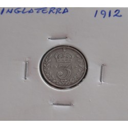 Inglaterra - 3 Pence - 1912...