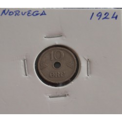 Noruega - 10 Ore - 1924