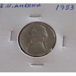 E. U. América - 5 Cents - 1953