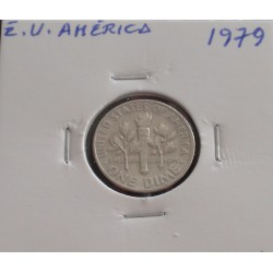 E. U. América - 1 Dime - 1979