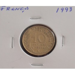 França - 10 Centimes - 1993