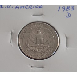E. U. América - 1/4 Dollar...