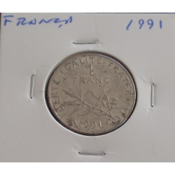 França - 1 Franc - 1991