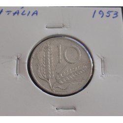 Itália - 10 Lire - 1953