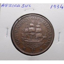 África do Sul - 1 Penny - 1934