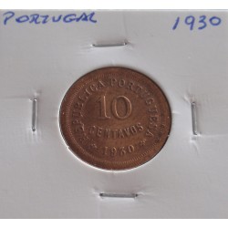 Portugal - 10 Centavos - 1930