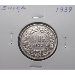 Suiça - 1 Franc - 1939 - Prata